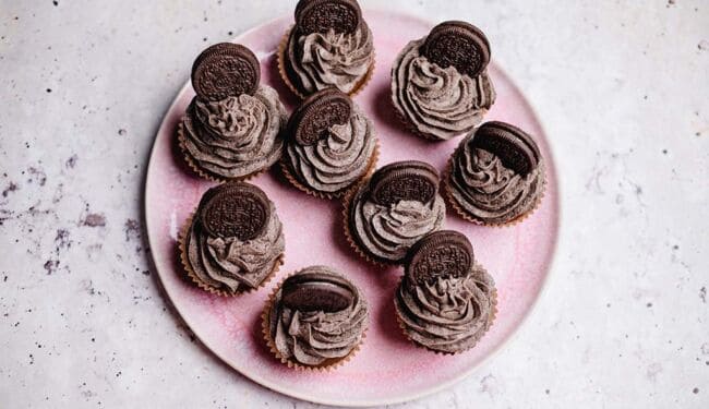 Vegane Oreo Cupcakes