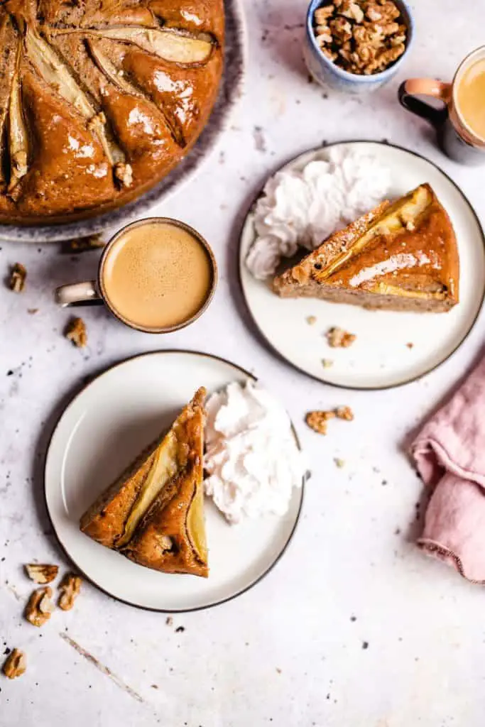 Veganer Birnenkuchen