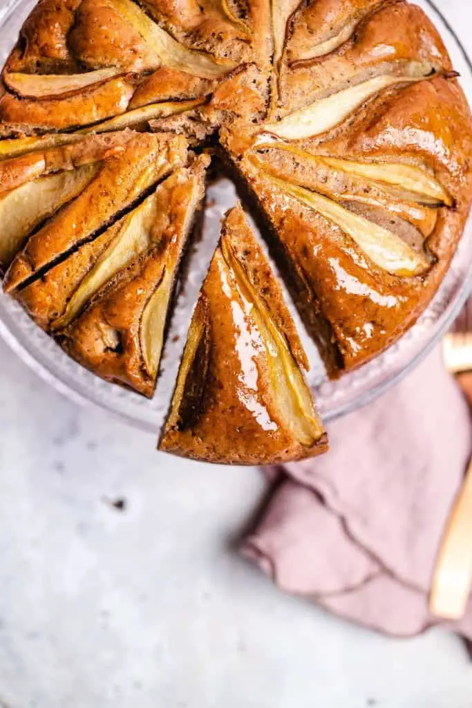 Veganer Birnenkuchen