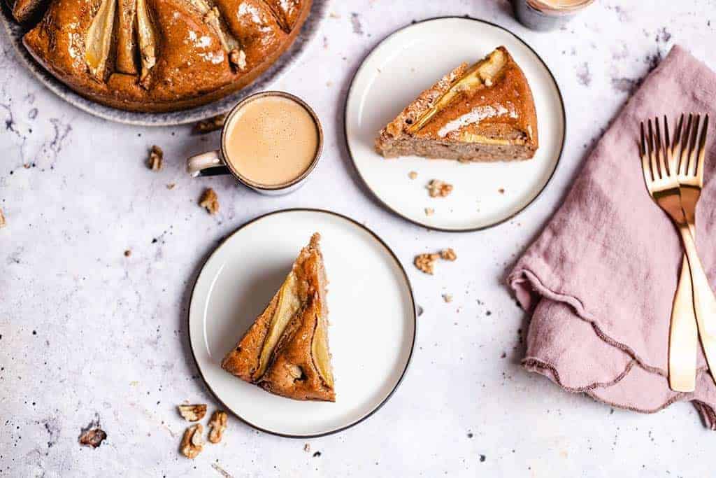 Veganer Birnenkuchen