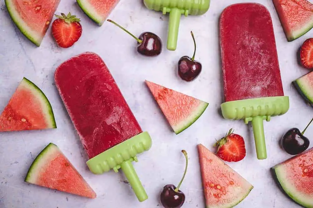 Beeren-Eis am Stiel — VEGANE VIBES