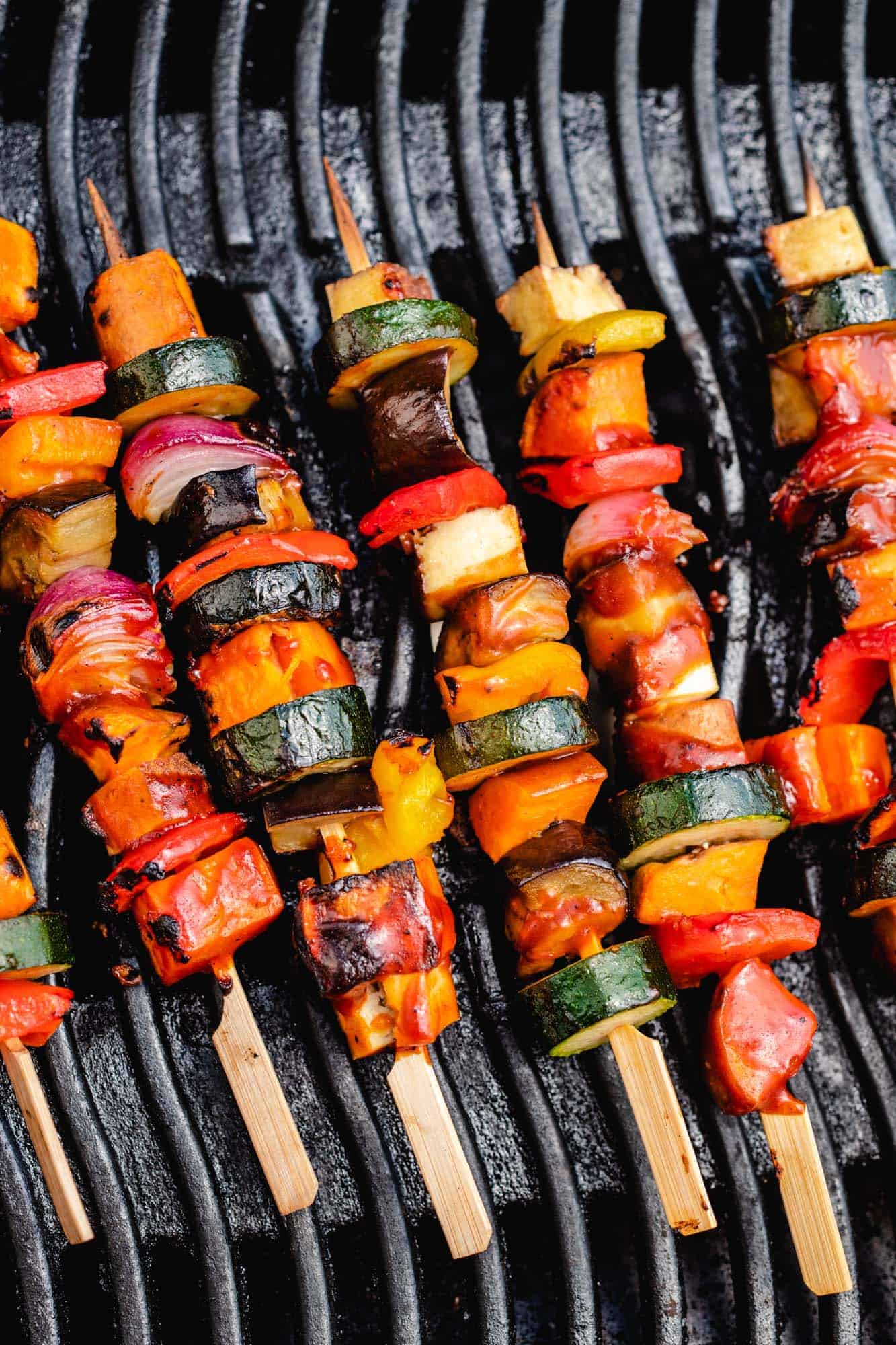 Tofu-Gemüse Spieße (vom Grill) (35 Minuten) — VEGANE VIBES