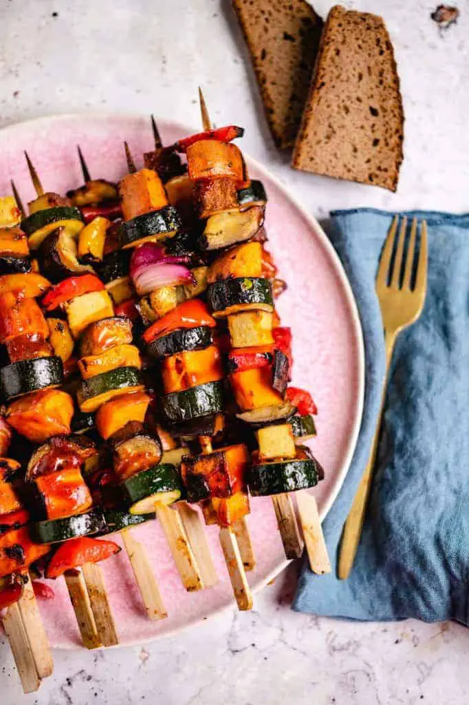 Tofu-Gemüse Spieße (vom Grill)