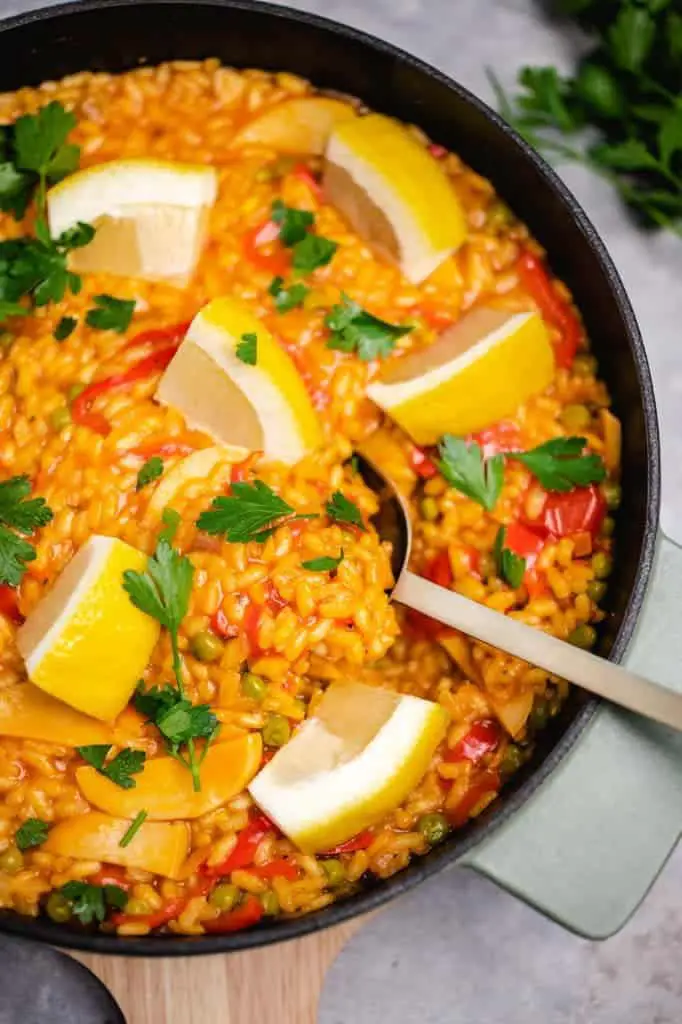 Vegane Paella (45 Minuten)