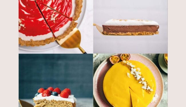 32 leckere, vegane Torten und Tartes für den Sommer. Jetzt ist die Zeit für Kaffeekränzchen im Garten oder auf der Terrasse. Hierfür eignet sich am besten eine schöne Torte oder Tarte. Zusammen mit einer Tassen Kaffee oder einem erfrischenden Getränk kann die Seele baumeln.