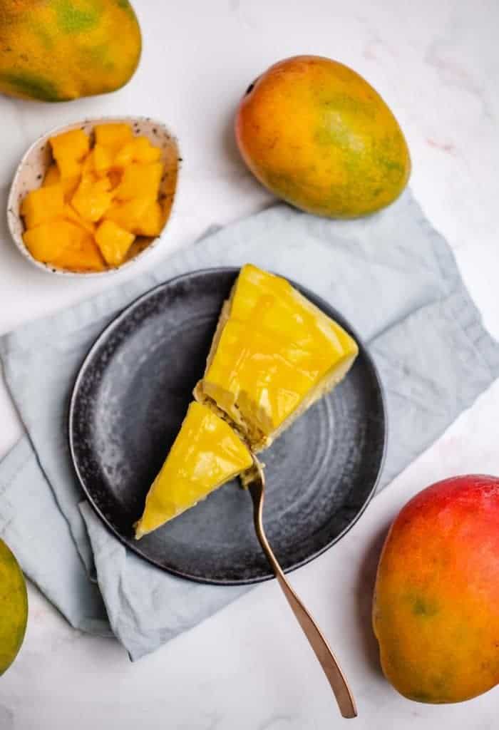 Mango Sahne Torte vegan