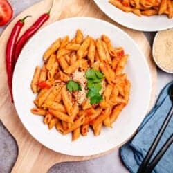 Pasta Arrabiata (30 Minuten) vegan Rezept