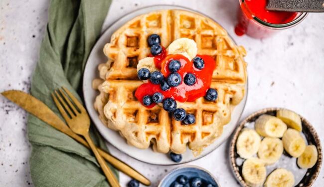 vegane Waffeln (25 Minuten)