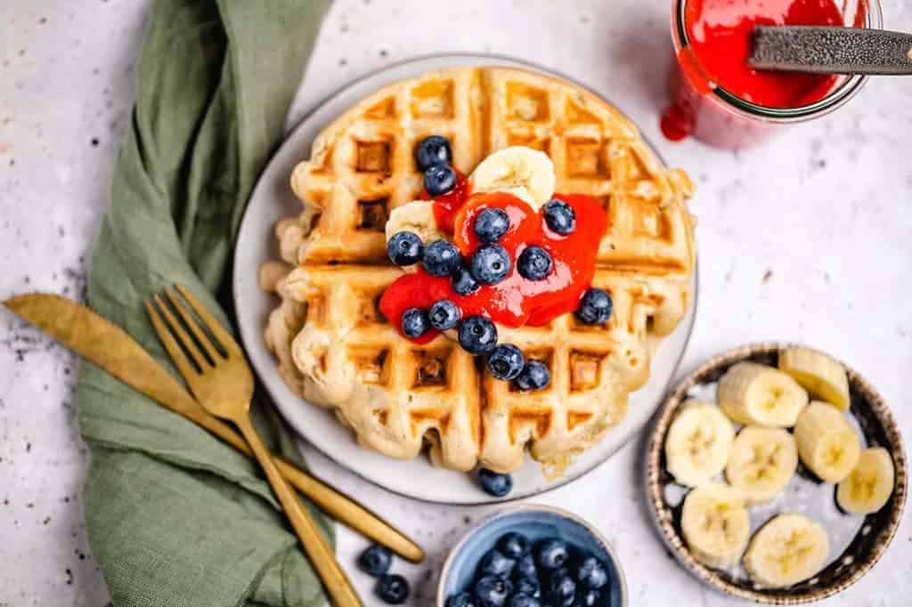 vegane Waffeln (25 Minuten)