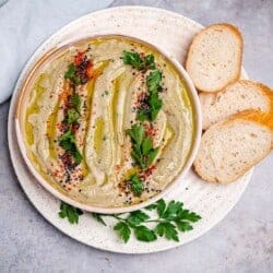 Baba Ghanoush (how-to) Rezept vegan