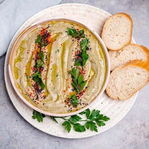 Baba Ghanoush (how-to) Rezept vegan