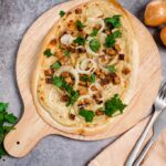 Veganer Flammkuchen Elsässer Art