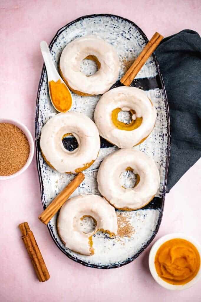 Kürbis Donuts (30 Minuten) vegan