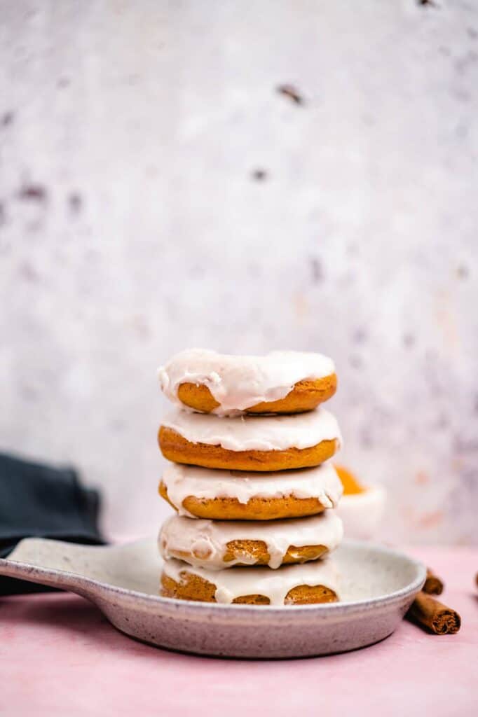 Kürbis Donuts (30 Minuten) vegan