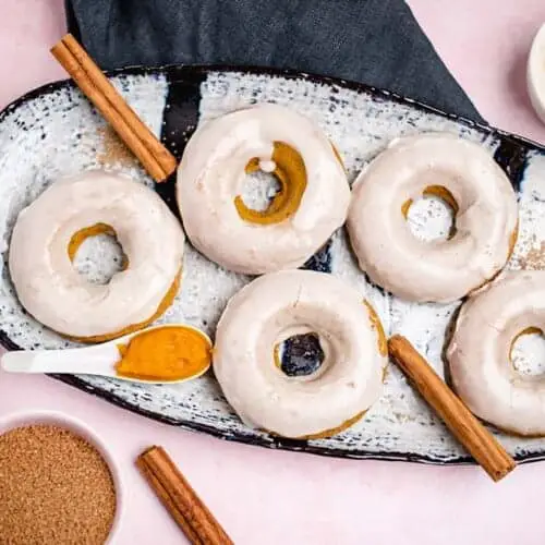 Kürbis Donuts (30 Minuten) vegan