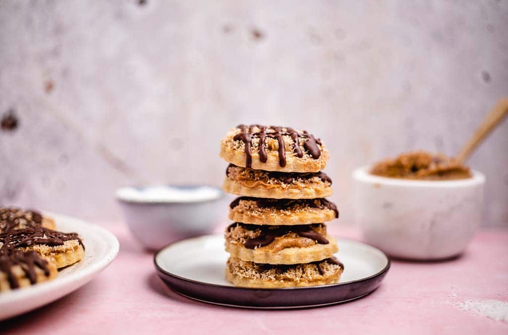 Samoa Cookies (30 Minuten) vegan Rezept
