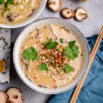 Erdnussbutter Satay Ramen (vegan)