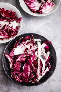 Radicchio geschnitten