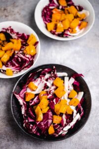 Kürbis Radicchio Salat