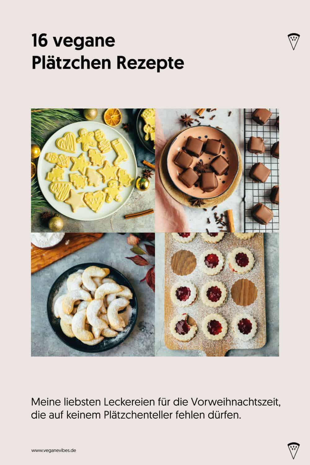 Delicious and easy cookies for Advent with gluten-free options. - Vegan cookies collection