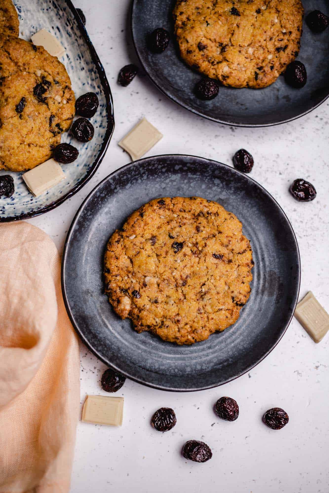 Cookies mit Cranberries und weißer Schokolade (25 Minuten) — VEGANE VIBES