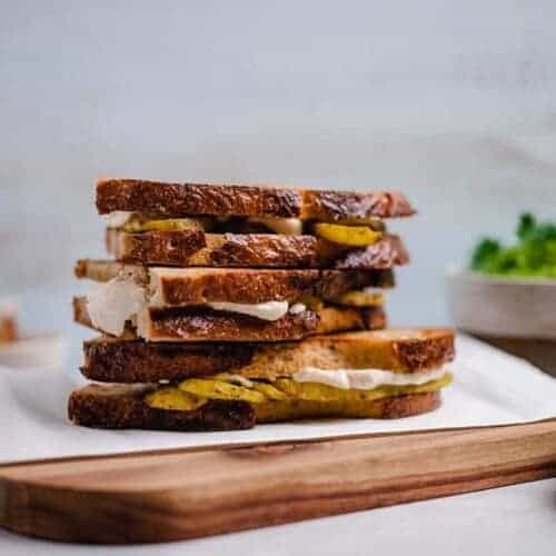 veganer Grilled Bombay Sandwich