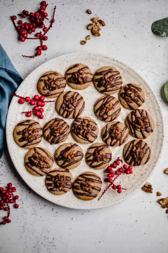 Die veganen Walnussplätzchen