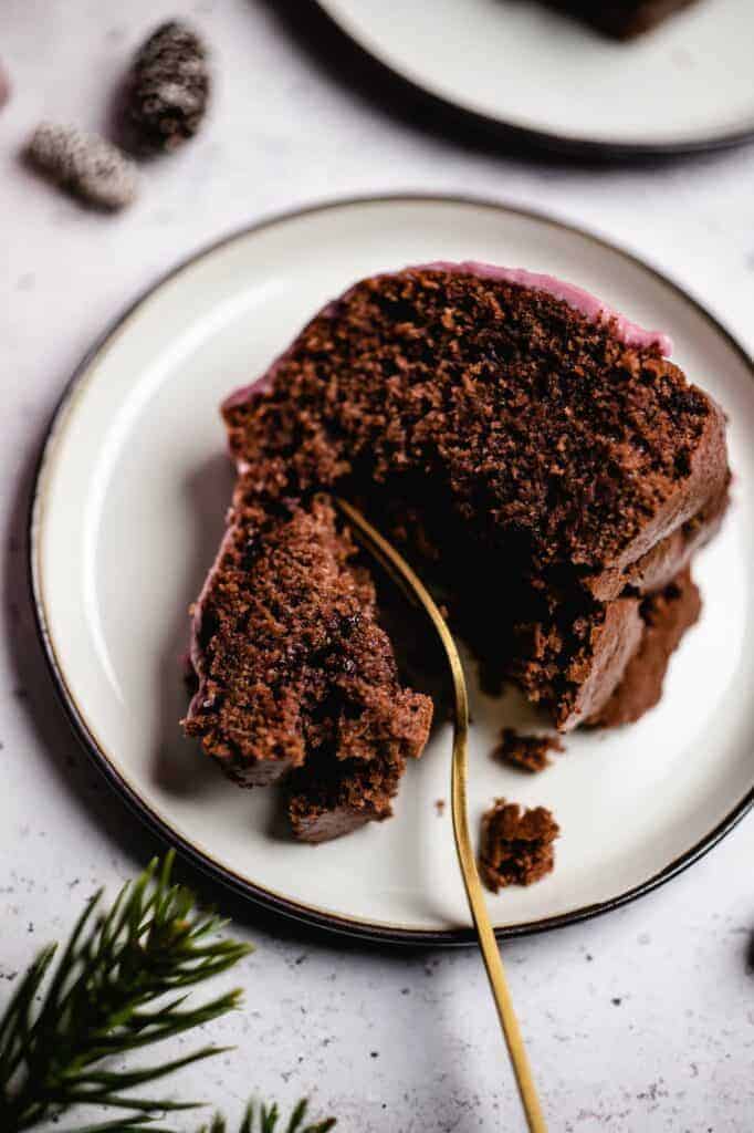 Veganer Rotweinkuchen