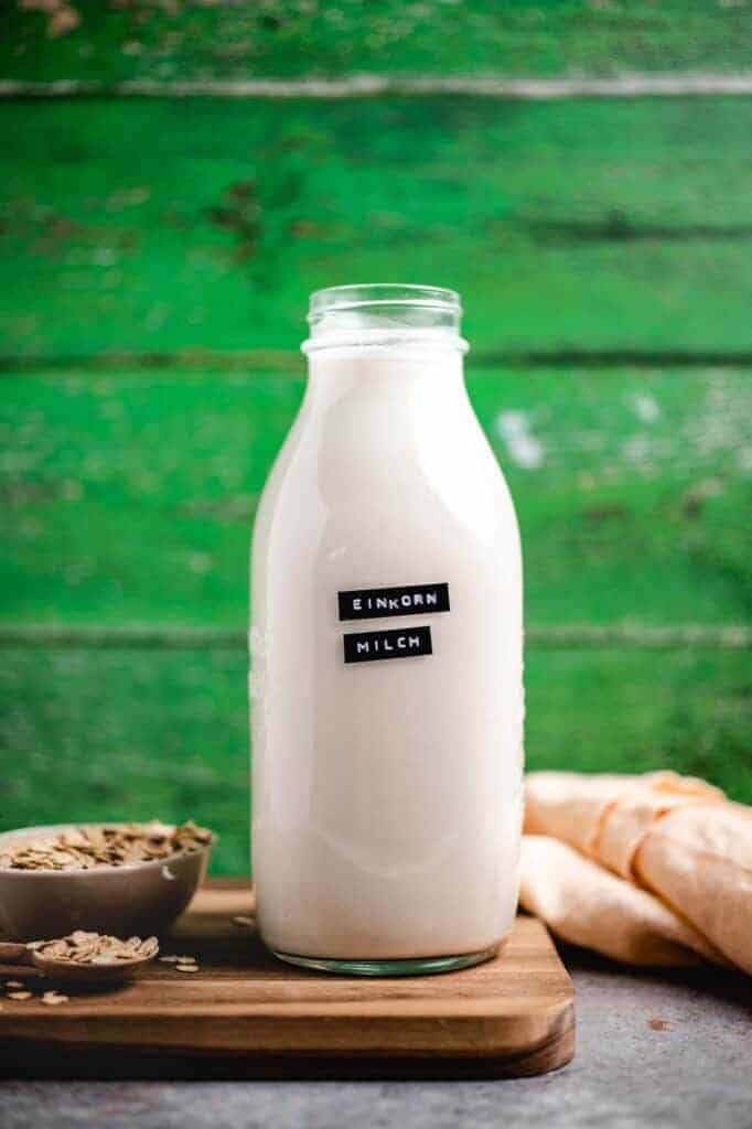 Einkorn Milch selber machen (vegan)