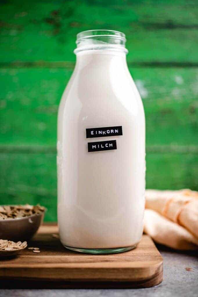 Einkorn Milch selber machen (vegan)