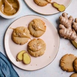 Ingwer Tahini Kekse (vegan)