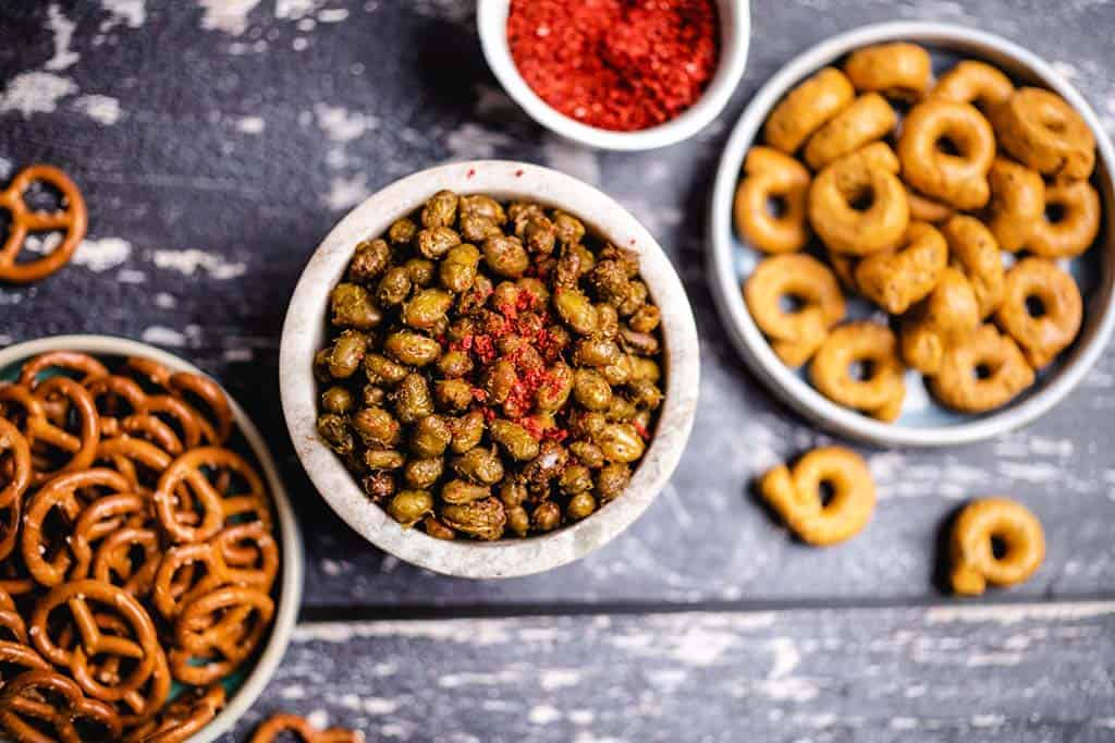 Geröstete Sojabohnen (Edamame)