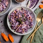 Cremiger Salat mit Rotkohl und Linsen