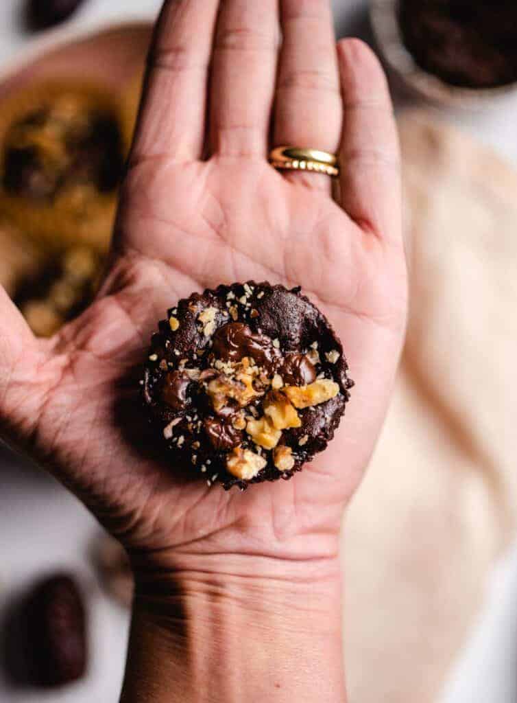 vegane gesunde Dattel Muffins