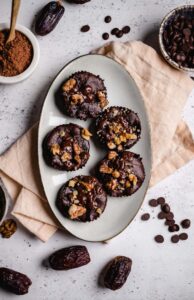 vegane gesunde Dattel Muffins