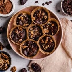 vegane gesunde Dattel Muffins