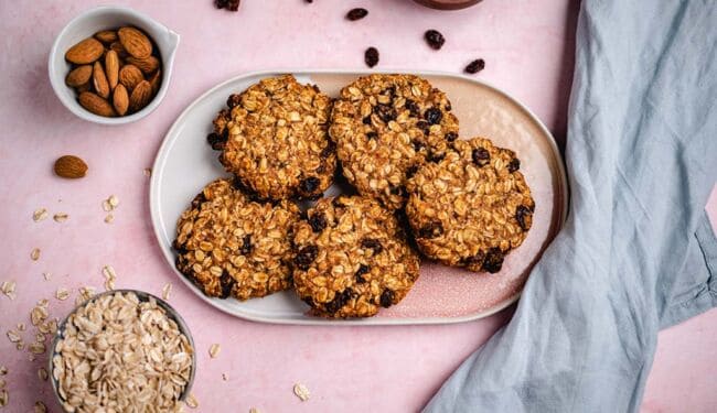 Gesunde Frühstücks-Cookies (Vegan)