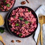 veganer Rote Beete Hirse Salat Rezept