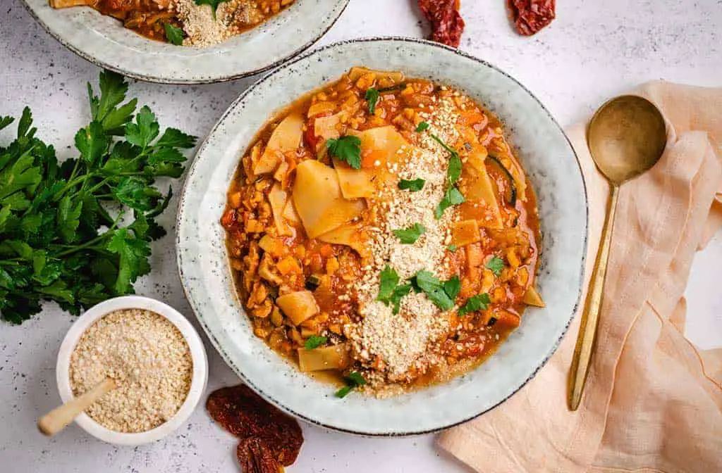 Vegane Lasagne Suppe