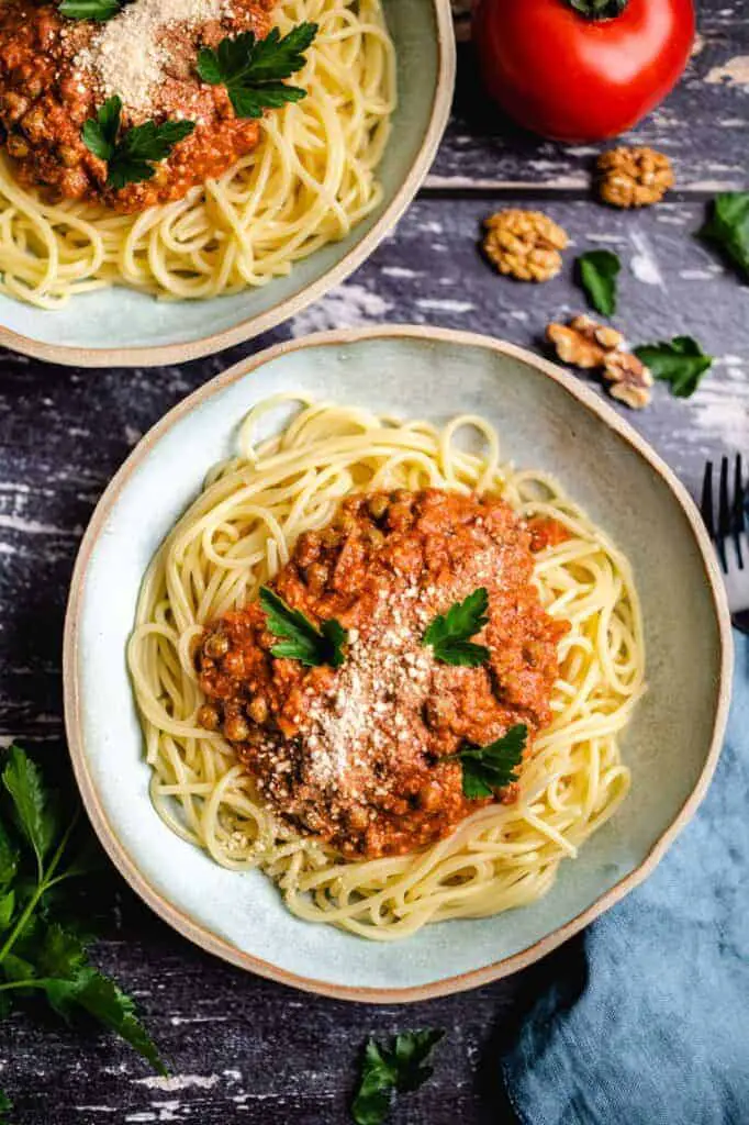 vegane Walnuss Bolognese