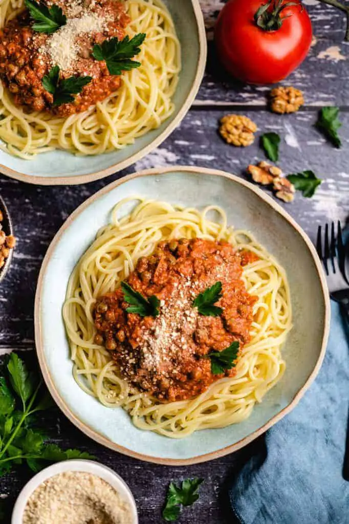 vegane Walnuss Bolognese