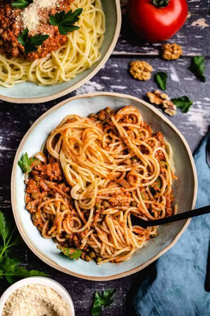 vegane Walnuss Bolognese