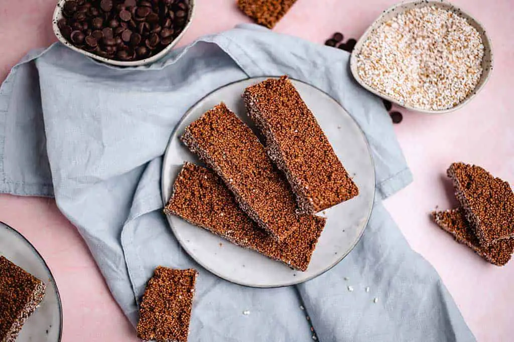 vegane Amaranth Schnitten (3 Zutaten)