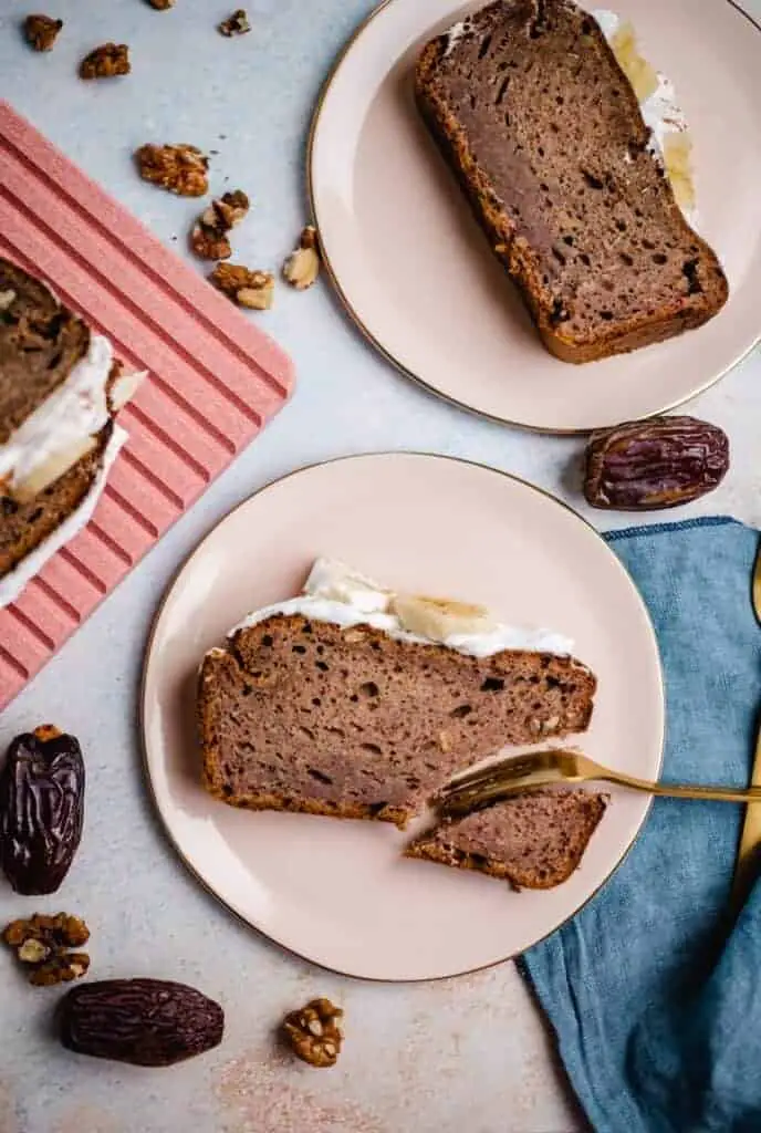 veganes Bananenbrot (zuckerfrei)