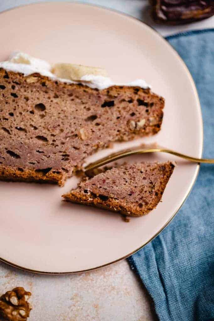 veganes Bananenbrot (zuckerfrei)