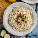 Vegane Zoodles mit Spaghetti