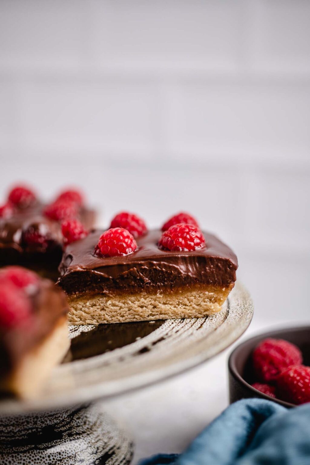 Veganes Himbeer Schoko Shortbread — VEGANE VIBES
