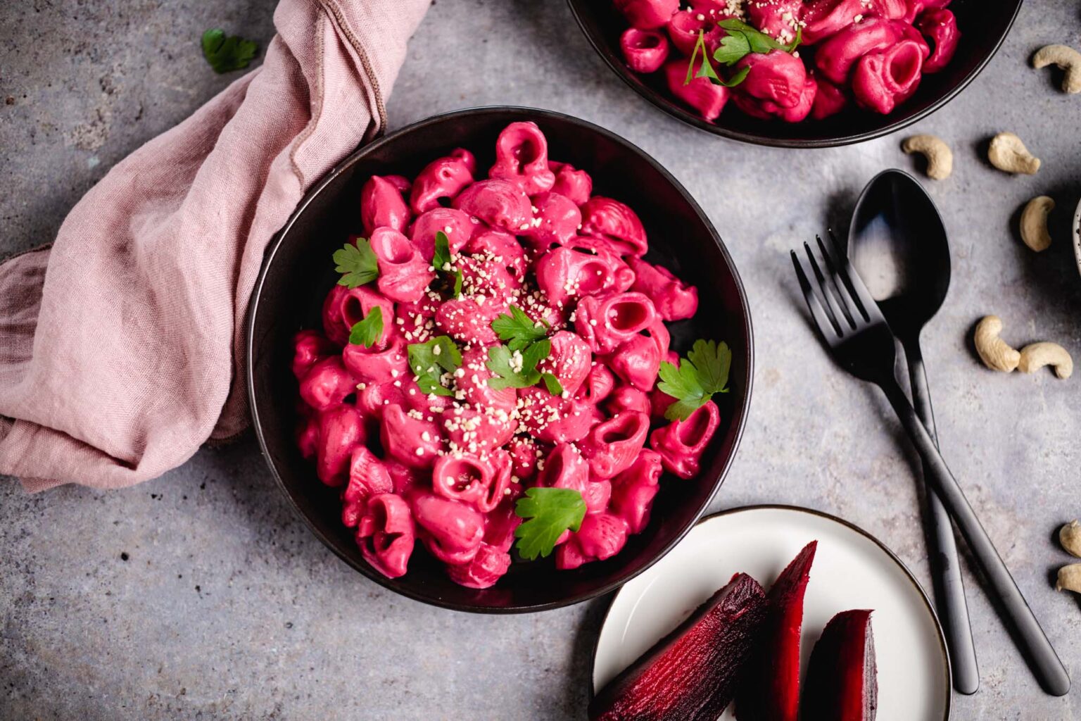 Rote Bete Pasta Vegan