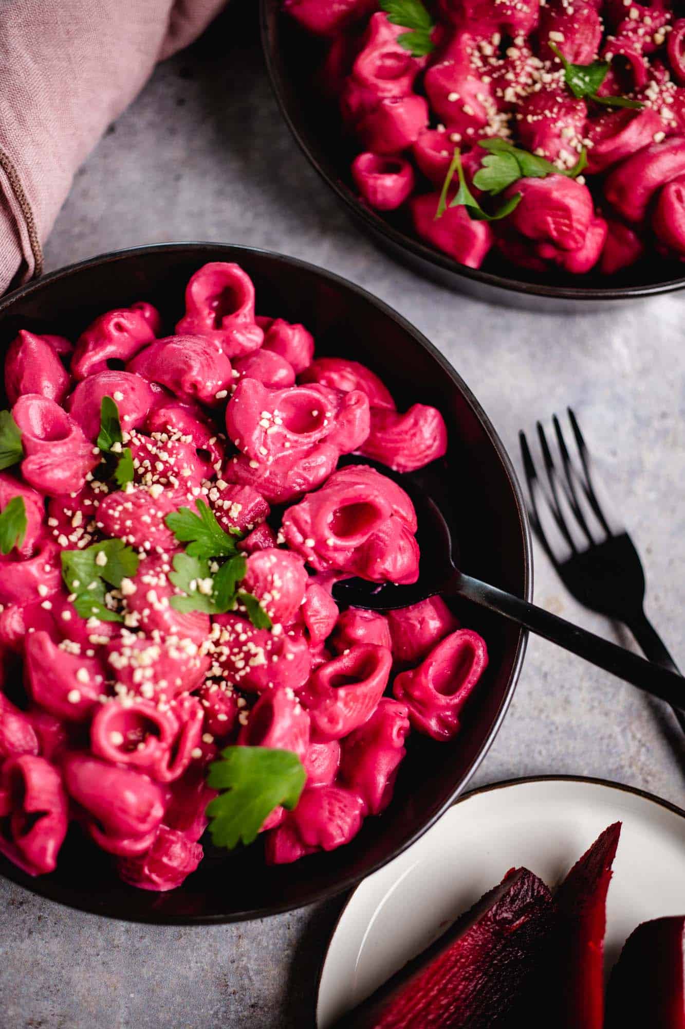 Cremige Rote Bete Pasta (vegan) 20 Min — VEGANE VIBES