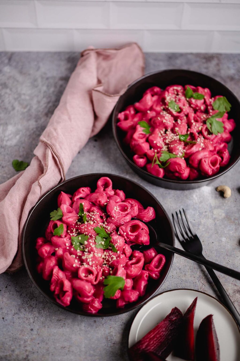 Rote Bete Pasta Vegan